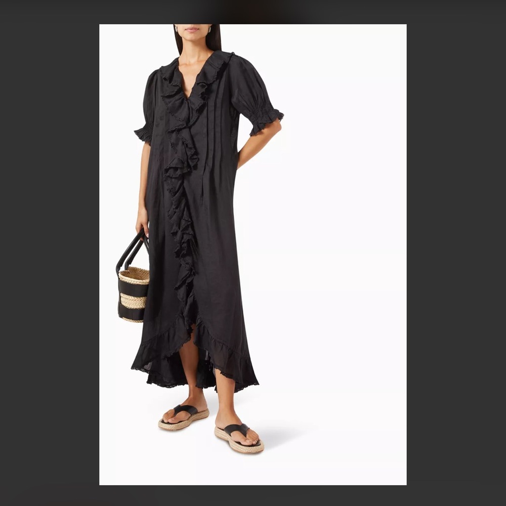 DOEN NADIA DRESS BLACK XS - Picture 5 of 8
